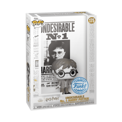 Figura Funko Pop! do Harry Potter com caixa 'UNDESIRABLE N°1'