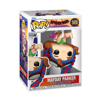 Figura Pop! Mayday Parker numa caixa com janela transparente