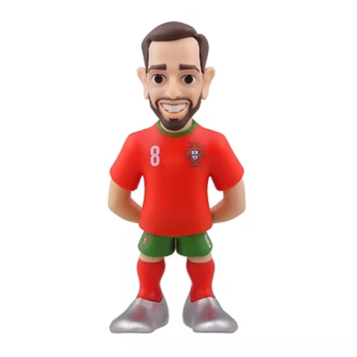 Figura de jogador de futebol com uniforme Portugal