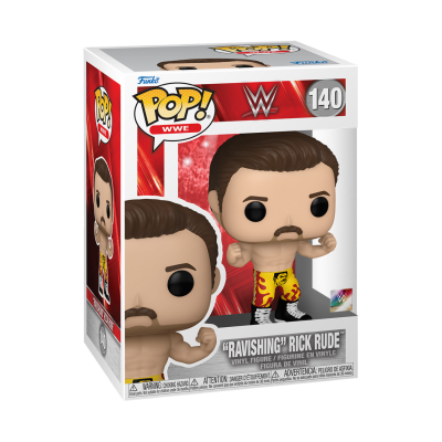 Figurina Funko Pop! 'Ravishing' Rick Rude WWE em caixa