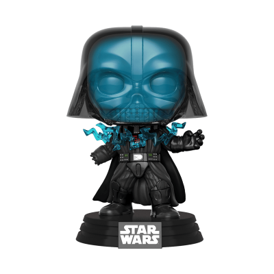 Figura Funko Pop Darth Vader Star Wars com capacete azul e base preta