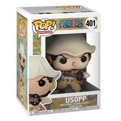 Figura Funko Pop! Usopp One Piece em caixa de plástico