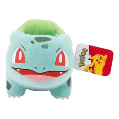 Pelúcia do Pokémon Bulbasaur com etiqueta do Pokémon