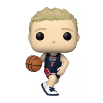 Figura Funko Pop de jogador de basquetebol com bola