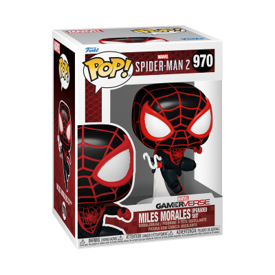 Figura Pop! Funko Miles Morales Spider-Man 2 em caixa
