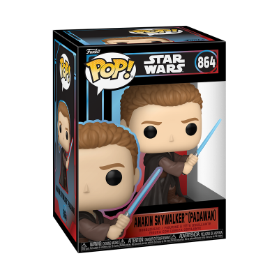 Figura Funko Pop! Anakin Skywalker (Padawan) Star Wars embalagem caixa