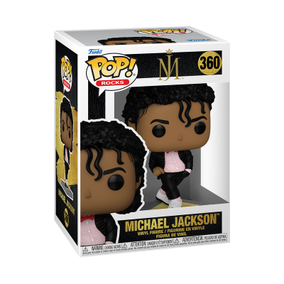 Figura Funko Pop! Michael Jackson número 360 em caixa