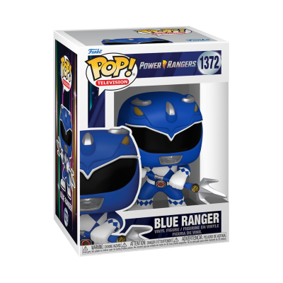 Funko Pop! Blue Ranger Power Rangers 1372 em caixa