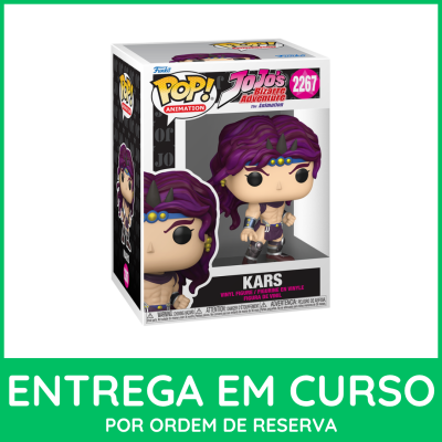 Figura Funko Pop! Kars JoJos Bizarre Adventure na caixa