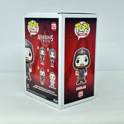 Caixa do Funko Pop! Movies Assassins Creed Aguilar