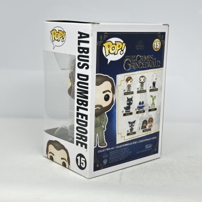 Embalagem Funko Pop Albus Dumbledore 15 com janela transparente