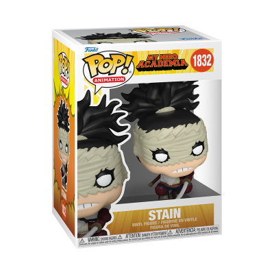 Funko Pop Stain My Hero Academia embalagem