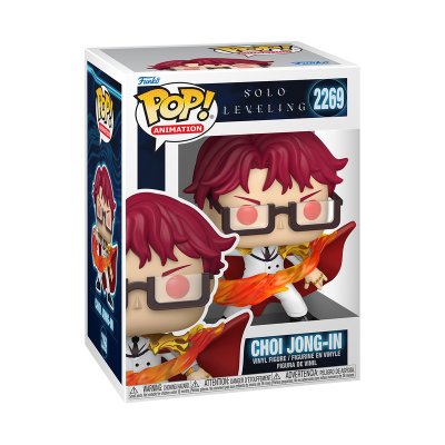 Boneco Funko Pop Choi Jong-In Solo Leveling na caixa