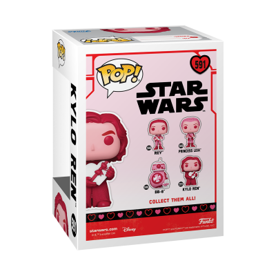 Embalagem de Funko Pop! de Star Wars Kylo Ren número 591