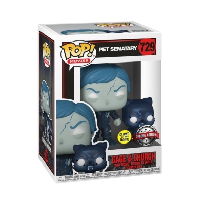 Conjunto Funko Pop! Pet Sematary Gage e Church