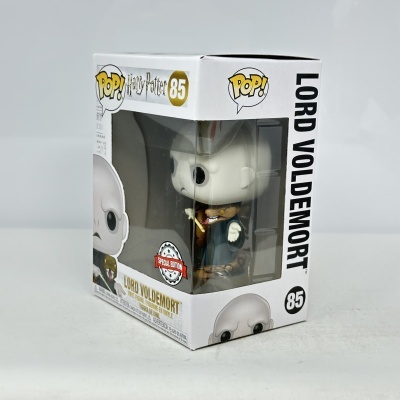 Figura Funko Pop! de Lord Voldemort do Harry Potter na caixa