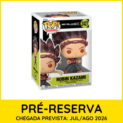 Figura Funko Pop! Robin Kazami Beyblade X vinil na caixa