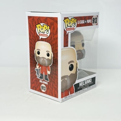 Figura Funko Pop Helsinki da série La Casa de Papel em caixa