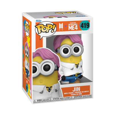 Figura Funko Pop! Jin dos Minions Despicable Me 4 na caixa