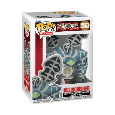 Figura Funko Pop! Relinquished da Yu-Gi-Oh!, vinil, na caixa