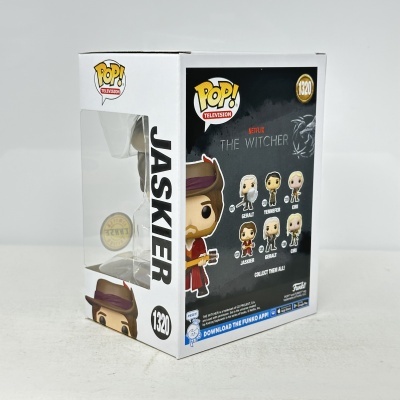 Embalagem de vinil POP! Television Jaskier de The Witcher com número 1320
