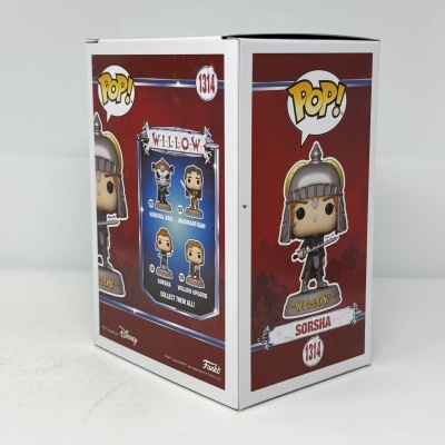 Caixa de boneco colecionável POP! Funko, Willow, Sorsha, número 1314