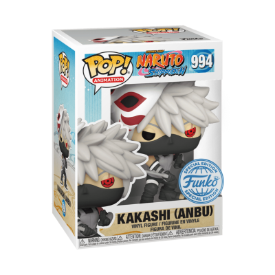 Figura Funko Pop Kakashi ANBU de Naruto Shippuden na caixa