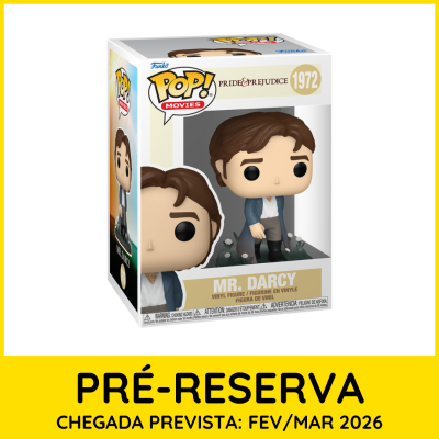 Boneco Funko Pop Mr. Darcy Pride & Prejudice 1972 em caixa