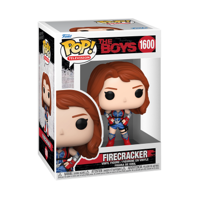 Figura Funko Pop! Firecracker da série The Boys na caixa