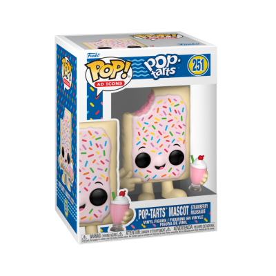 Figura Funko Pop! Ad Icons Pop-Tarts Strawberry Milkshake vinil na caixa