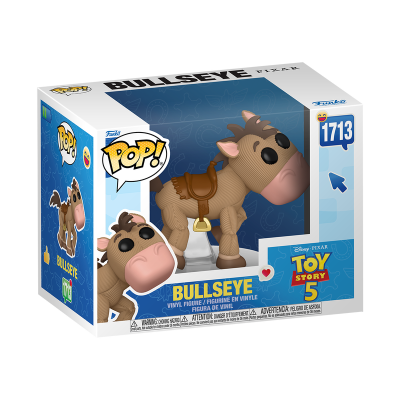 Figura de vinil Funko Pop Bullseye de Toy Story 5 na embalagem