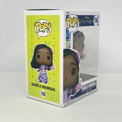 Figura Funko Pop Isabela Madrigal Disney Encanto na caixa