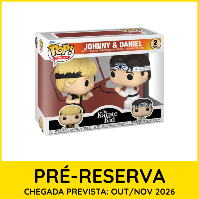 Caixa de figuras Funko Pop! Johnny e Daniel The Karate Kid