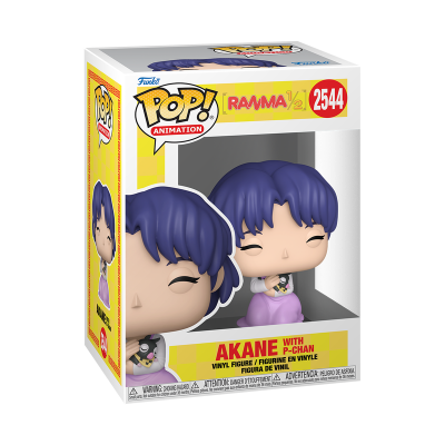 Figurina Funko Pop! Akane com P-Chan na embalagem