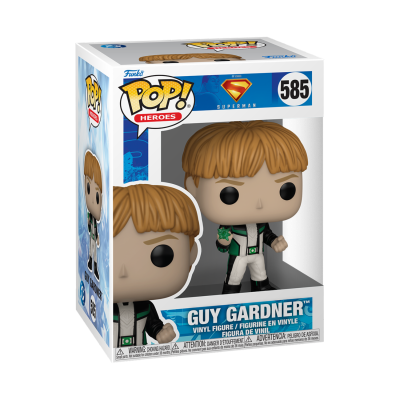 Figura vinyl Funko Pop! Guy Gardner na embalagem