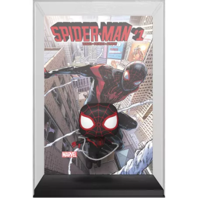 Figura colecionável Homem-Aranha Spider-Man #1 com embalagem transparente e base preta