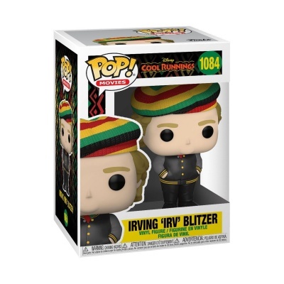 Funko Pop Irving 'Irv' Blitzer vinil Disney Cool Runnings na caixa