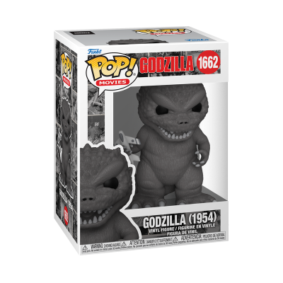 Figura Godzilla 1954 em caixa Pop! Movies Godzilla 1662