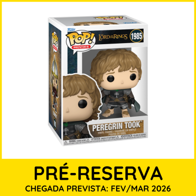 Figura Funko Pop Peregrin Took The Lord of the Rings na caixa