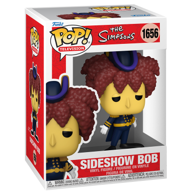 Funko Pop Sideshow Bob de The Simpsons em caixa de coleção