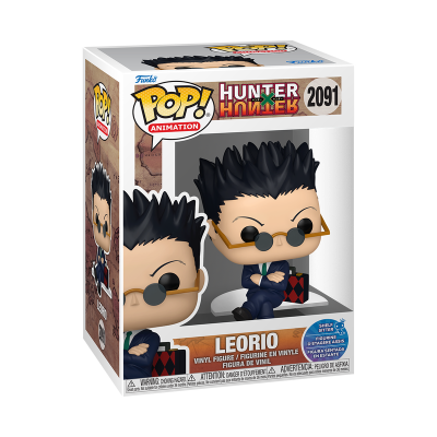 Figura de vinil Leorio Hunter x Hunter dentro da caixa