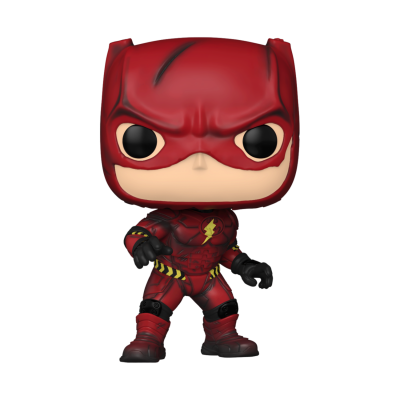 Figura Funko Pop The Flash em traje vermelho com símbolo amarelo