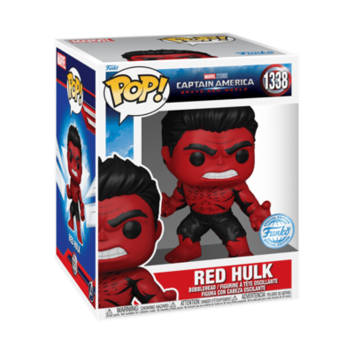 Figura colecionável Funko Pop! RED HULK da Marvel em caixa