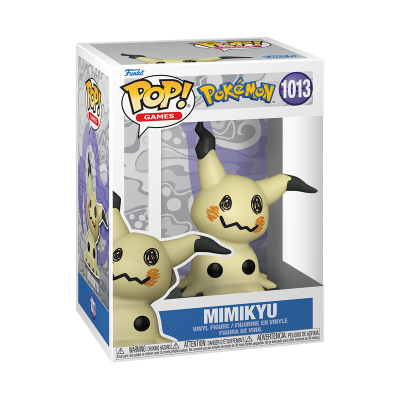 Figura de vinil Mimikyu na caixa Pop! Games Pokémon número 1013