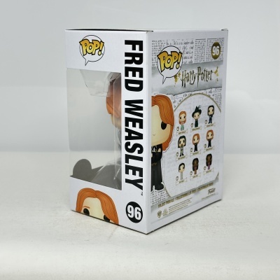 Figura colecionável Pop! Fred Weasley Harry Potter na caixa