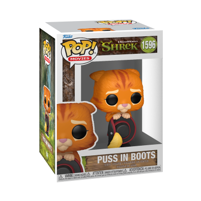 Figura Funko Pop! Gato das Botas do Shrek dentro da caixa