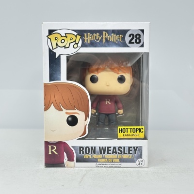 Figura de vinil Pop! Harry Potter Ron Weasley na caixa