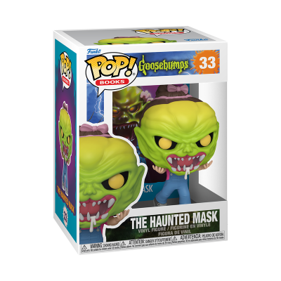 Figura Funko Pop! The Haunted Mask da Goosebumps na caixa
