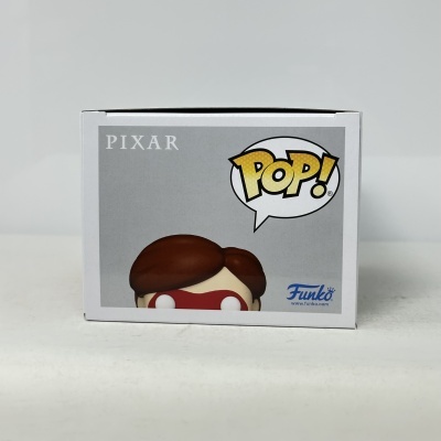 Caixa Funko Pop Pixar com personagem e texto POP!