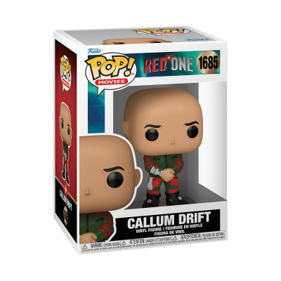 Funko Pop! Callum Drift da série Red One na embalagem